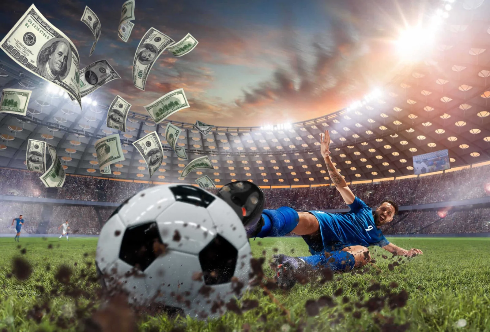 Tampilan olahraga mobile untuk mengikuti pertandingan